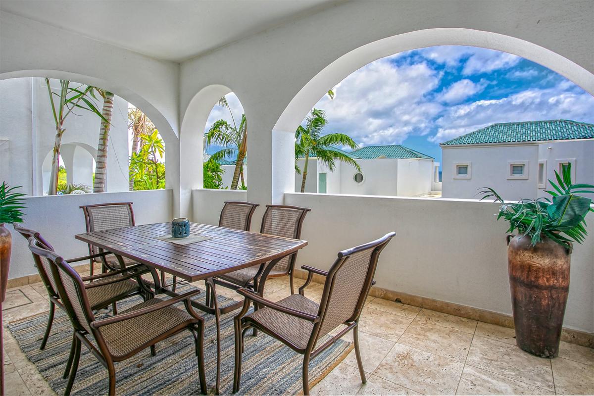 Villa rental St Martin - Balcony